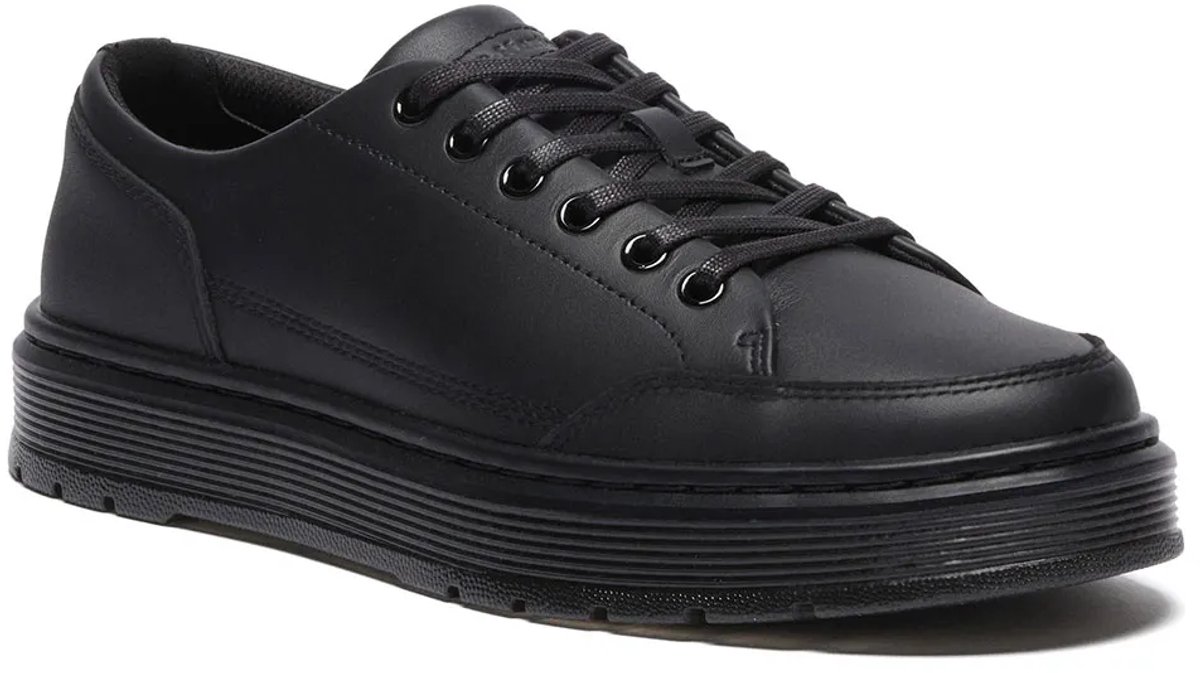 Dr Martens Brookline 6 Eye Schoenen Man Vrouw Zwart