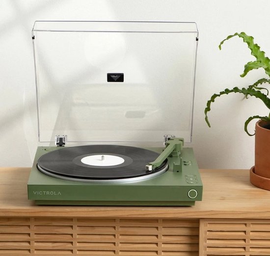 Platenspeler VICTROLA Automatic groen — afbeelding 5