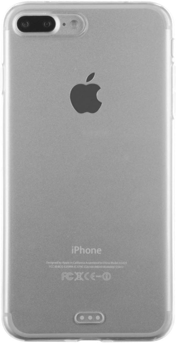Bigben Connected, Hoesje geschikt voor iPhone 7 Plus / 8 Plus - Hardcase, Transparant