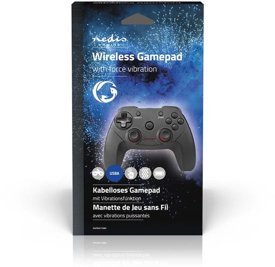 Manette Gaming économique NEDIS Manette De Jeu | Sans Fil | Alimenté Par Pile | PC | Nombre Manette Gaming Compatible PC Windows Manette Gaming économique NEDIS Manette De Jeu | Sans Fil | Alimenté Par Pile | PC | Nombre Manette Gaming Compatible PC Windows