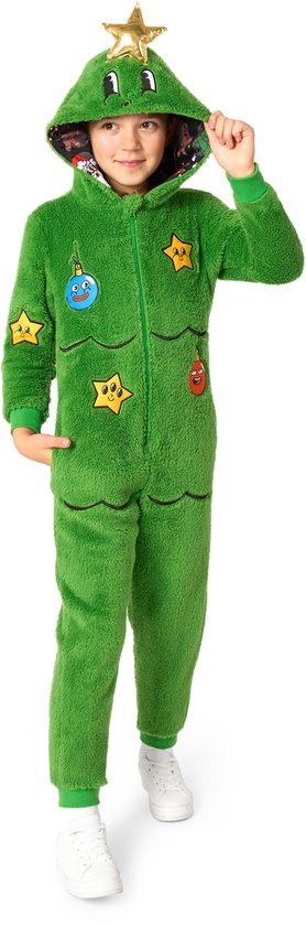 Combinaison OppoSuits Merry Jinglejoy Kids - Sapin de Noël - Déguisements Garçons et Filles - Taille 12 ans