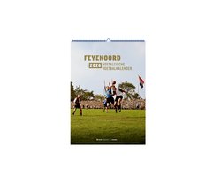 A2 Nostalgische Feyenoord Kalender 2026 - Wandkalender - Kick Uitgevers - 13 Unieke Foto's In Kleur - Hangend Model - 42 x 59,4 cm - Wanddecoratie - A2 - Relatiegeschenk - Gift - Feijenoord Kalender