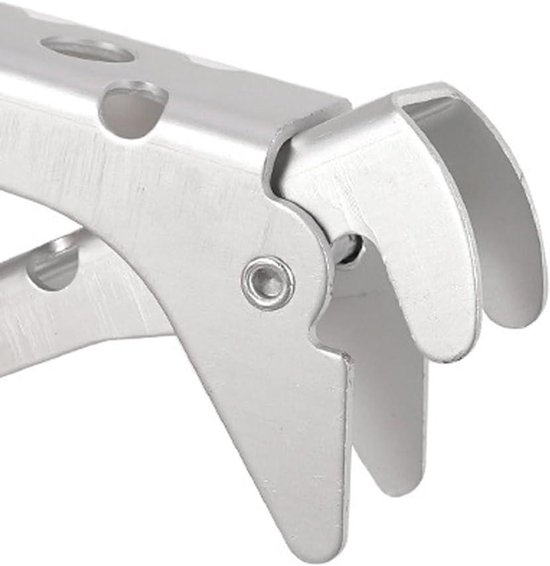 Pan Gripper Clip - Aluminium Komklem Camping Pot Houder - Buiten Koken Reis Accessoire — afbeelding 5