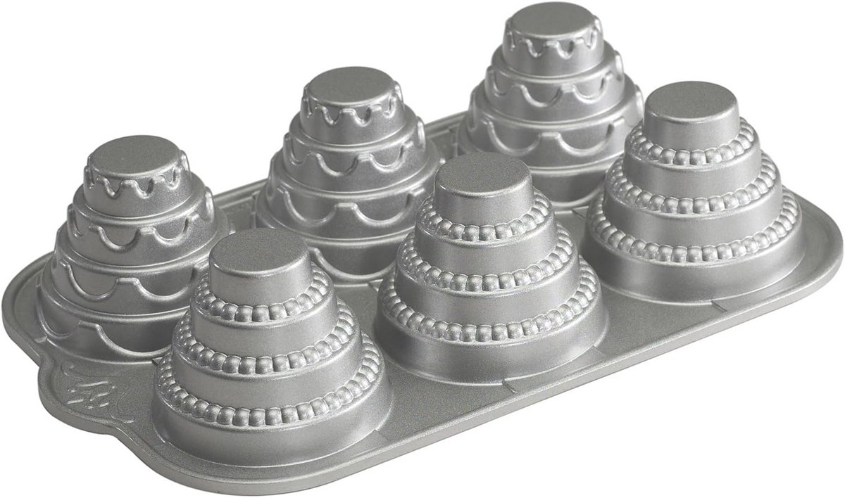 Aluminium Bakvorm met Mozaïek Patroon - Grote Rechthoekige Cakevorm