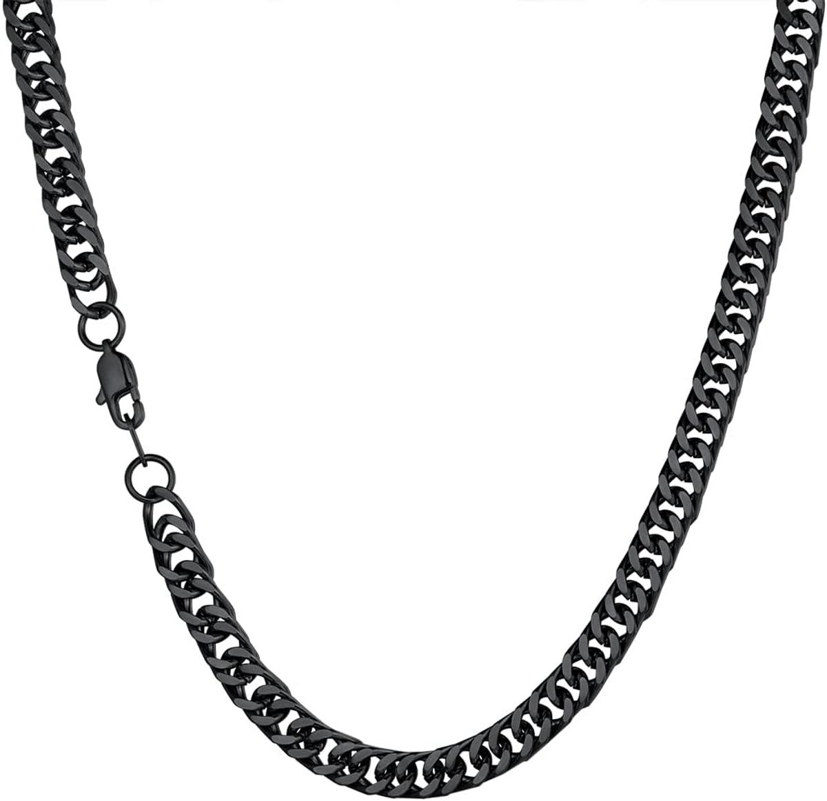 Miami Cubaanse Schakelketting Heren - Roestvrij Staal - Diverse Breedtes en Lengtes