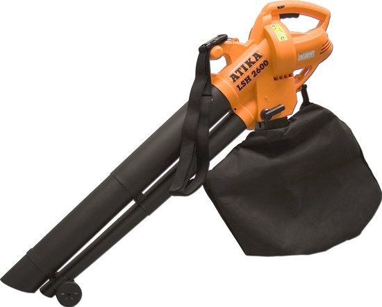Bladblazer Zuiger - Bladzuiger Elektrisch - Tuin Onderhouden - Krachtige Hakselturbine - 45 liter - Oranje
