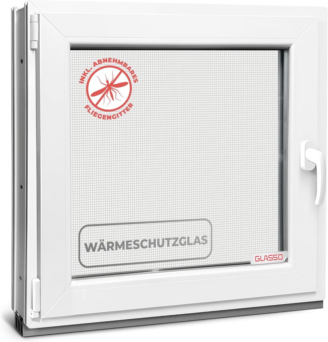 Kelderraam 80x70 cm met dubbele beglazing voor tuinhuis en garageramen