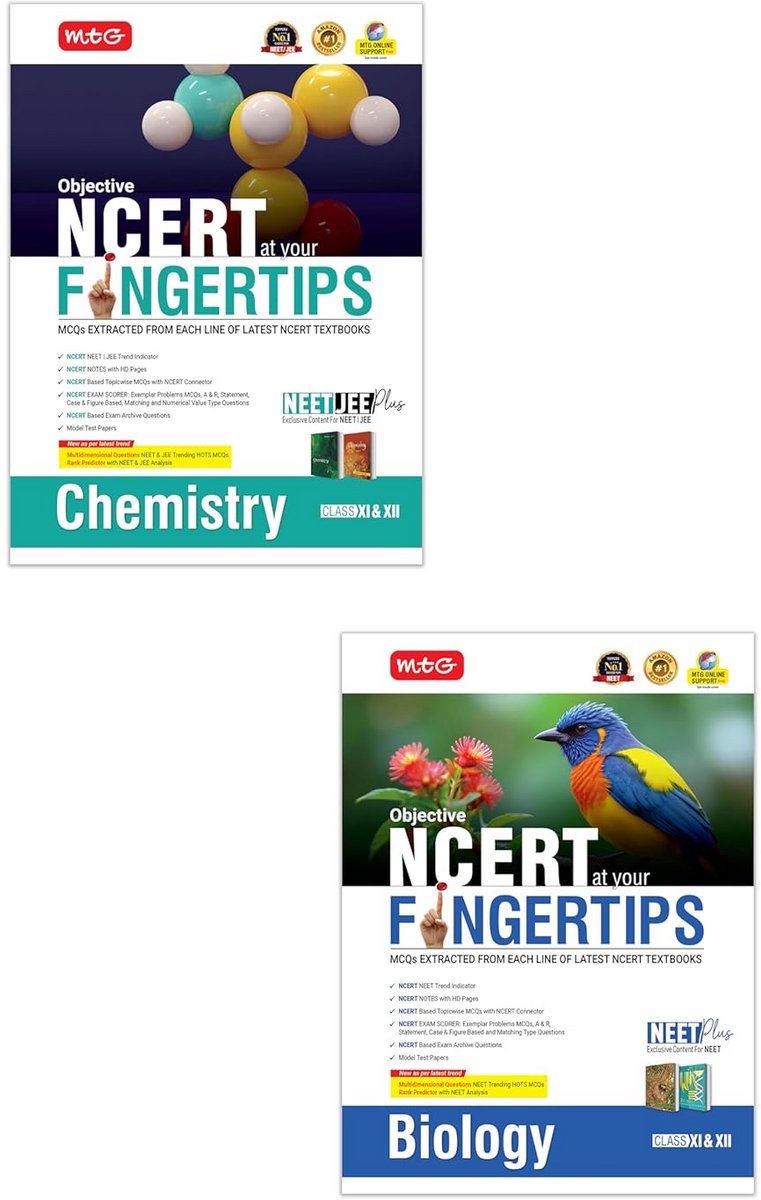 Optimaal Voorbereiden op NEET 2026: Scheikunde & Biologie Boekenset Gebaseerd op NCERT Nieuwste Syllabus