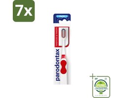 7 x Parodontax - Tandenborstel - Dagelijkse Reiniging - Voor Gezond Tandvlees - 1 tandenborstel - Grootverpakking - Tandborstel - Tandvleesgezondheid - Tandplak Verwijderen - Mondhygiëne - Tandenborstel Voor Gevoelig Tandvlees