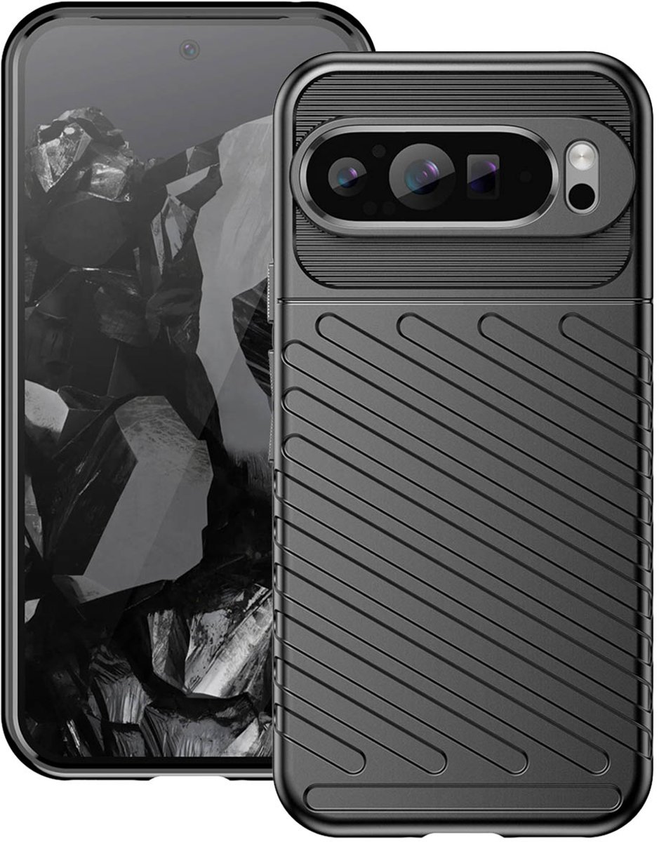 imoshion Hoesje - Geschikt voor Google Pixel 9 Pro XL - Thunder Backcover - Zwart
