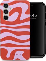 Selencia Coque pour Samsung Galaxy A55 - Selencia Vivid Backcover - Dream Swirl Pink