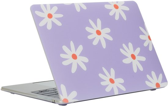 Housse pour ordinateur portable - Convient pour MacBook Pro 16 pouces (2021) / MacBook Pro 16 pouces (2023) puce M3 - A2991 / A2780 / A2485 - Housse pour ordinateur portable Design imoshion - Fleurs distance