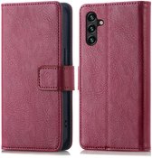imoshion Hoesje - Geschikt voor Samsung Galaxy A13 (4G) - Luxe Bookcase - Bordeaux