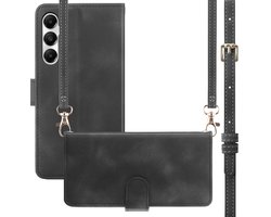 imoshion Hoesje - Geschikt voor Samsung Galaxy A55 (5G) - Bookcase met koord - Zwart