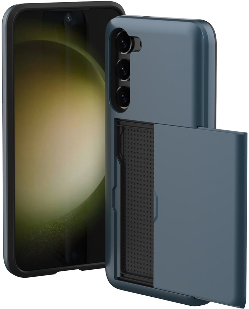 imoshion Hoesje met Pasjeshouder - Geschikt voor Samsung Galaxy S23 - Donkerblauw