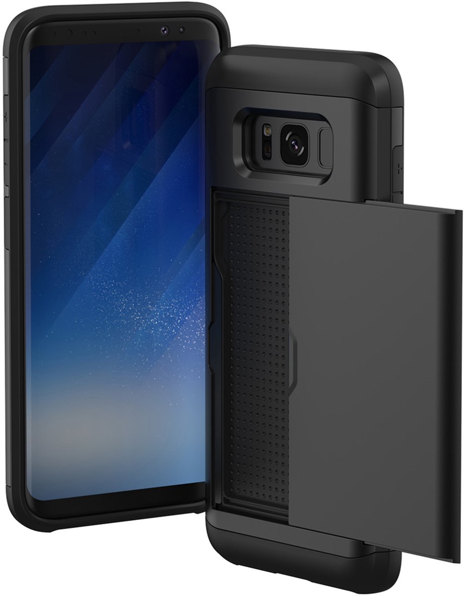 imoshion Hoesje met Pasjeshouder - Geschikt voor Samsung Galaxy S8 - Zwart