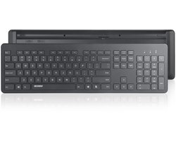 Accezz Premium Desktop QWERTY Bluetooth Keyboard - Zwart