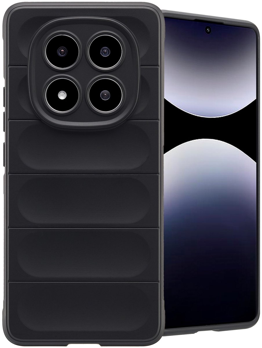 imoshion Hoesje - Geschikt voor Xiaomi Redmi Note 14 Pro 5G - EasyGrip Backcover - Zwart