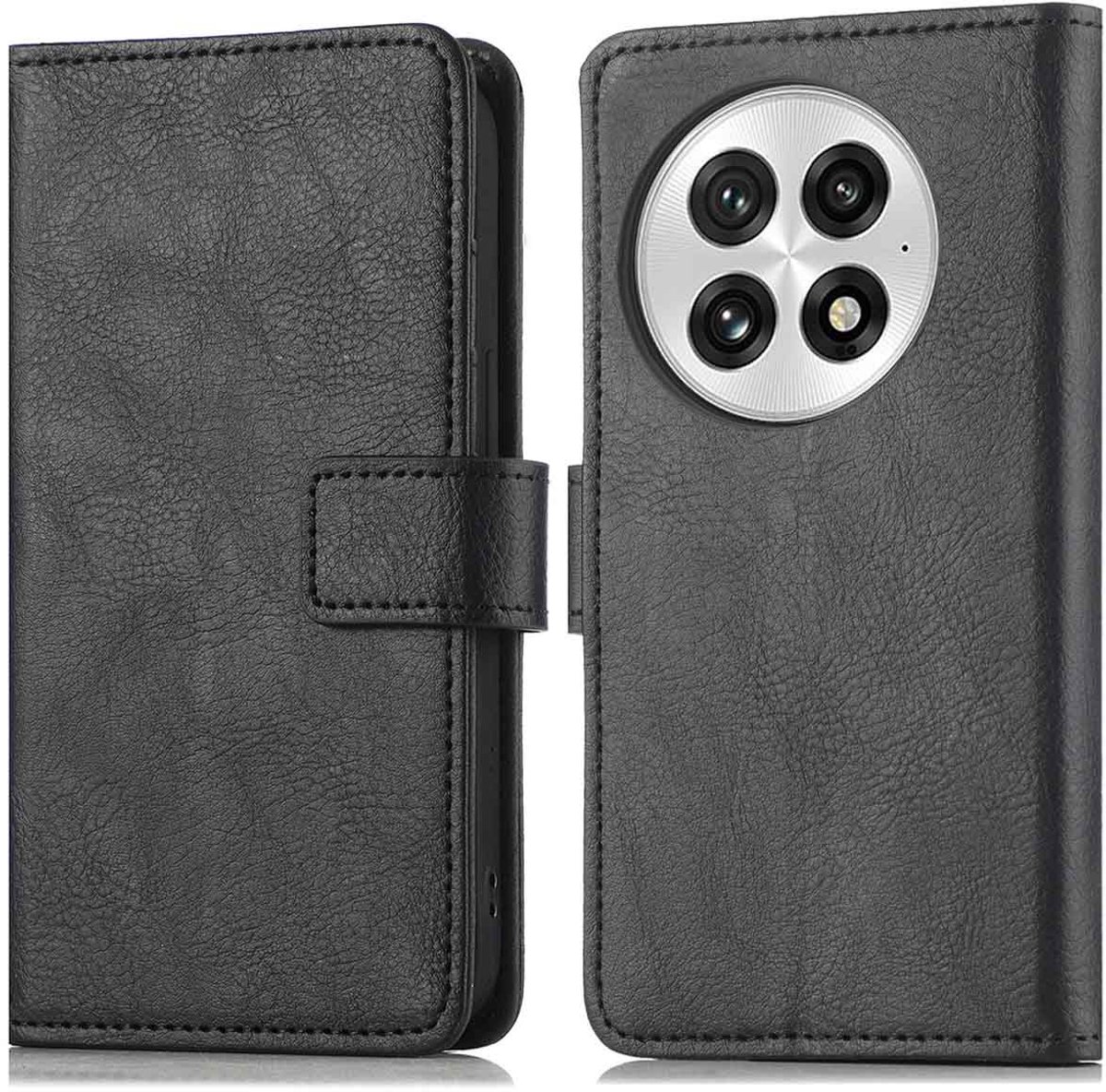 imoshion Hoesje - Geschikt voor OnePlus 13 - Luxe Bookcase - Zwart