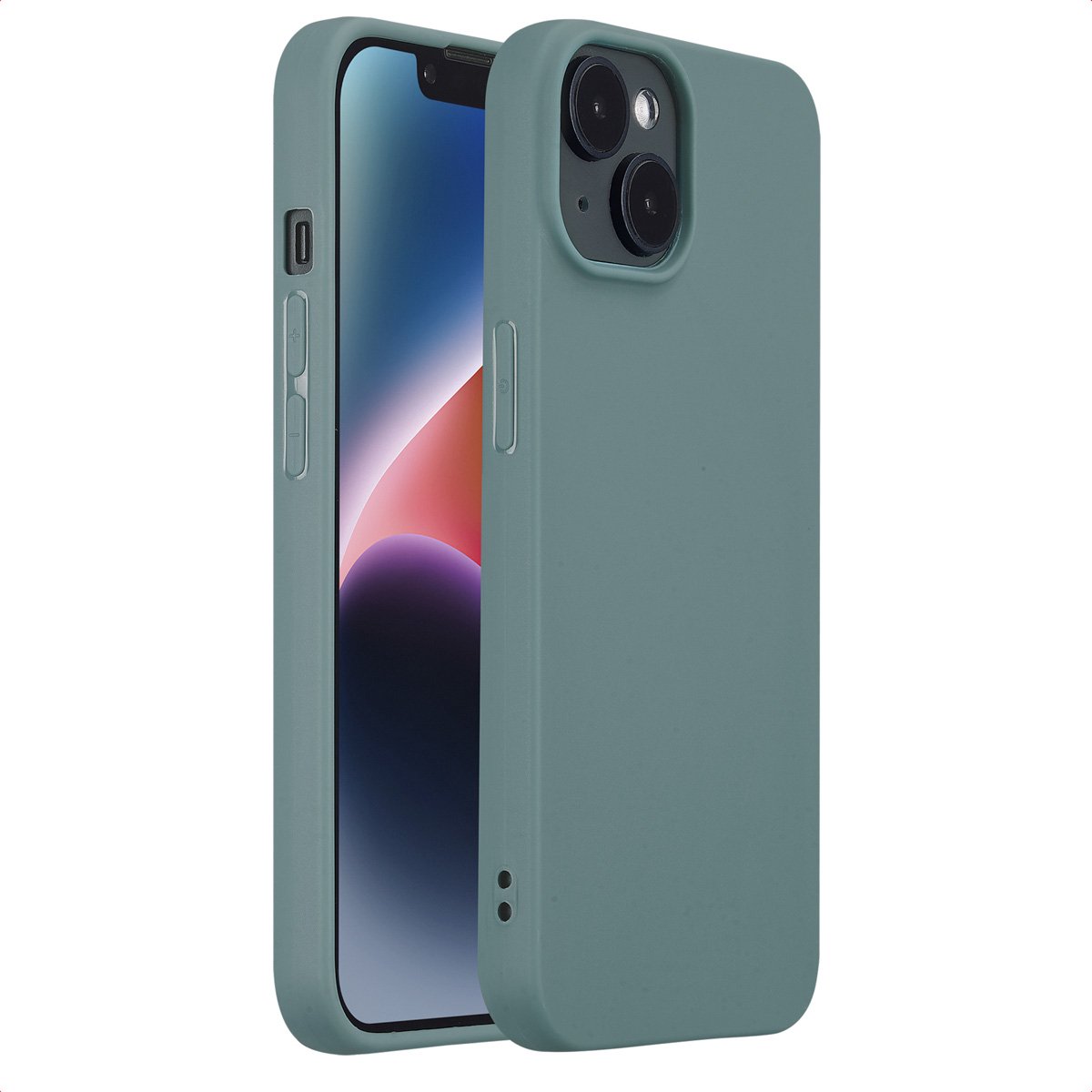 imoshion Hoesje - Geschikt voor Apple iPhone 14 - Color Backcover - Pine Green