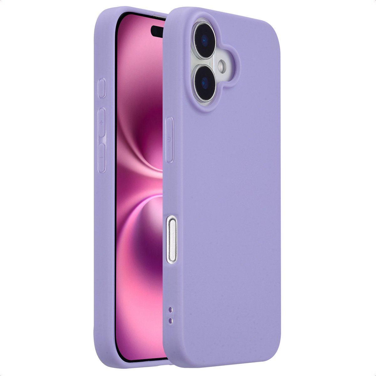 imoshion Hoesje - Geschikt voor Apple iPhone 16 - Color Backcover - Tropical Violet