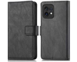 imoshion Hoesje - Geschikt voor Motorola Edge 40 Pro - Luxe Bookcase - Zwart