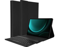 Accezz Tablet Toetsenbord Hoes - Geschikt voor Samsung Galaxy Tab S9 11.0 inch FE / Galaxy Tab S10 FE - QWERTY Bluetooth Keyboard Bookcase