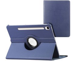 imoshion Tablet Hoes - Geschikt voor Samsung Galaxy Tab S10 FE / Galaxy Tab S9 11.0 inch FE / Galaxy Tab S9 11.0 inch / Galaxy Tab S10 Lite - 360° Draaibare Bookcase - Donkerblauw