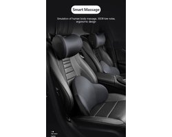 Auto Nekkussen Set Intelligente Massage Kussen Auto Ondersteuning Lumbale Kussen Hoofdsteun Rug kussen Ontspan In Auto