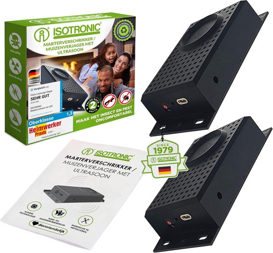 Foto: Isotronic 2 x flash for martens mice rats ultrasound for home garage car attic martens mice rats