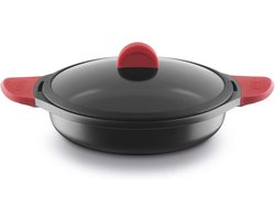Castey platte braadpan met handgrepen voor inductie