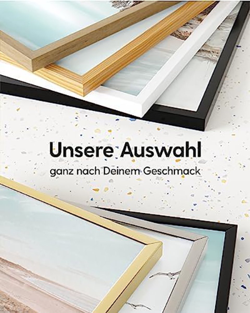 Famanu Aluminium fotolijst goud A4 21x30cm met kunststofhoes aluminium | goud