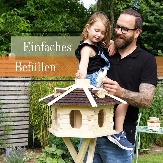 Extra Groot Vogelhuis Met Zonne energie Natuurlijk Houten Design Bol extra-groot-vogelhuis-met-zonne-energie-natuurlijk-houten-design-bol