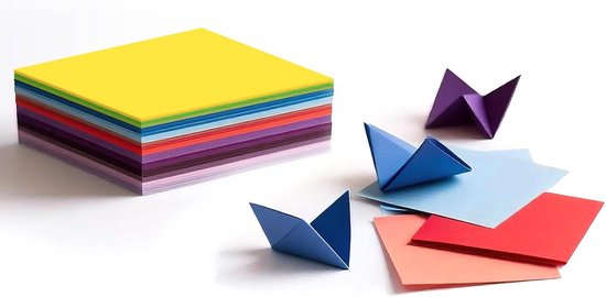 Origami Papier van Hoge Kwaliteit - Mus & Merel - Mus & Merel