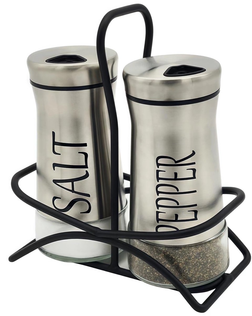 IMPERATORIS® Mini Zoutvaatjes Set – Elegant en Praktisch – Zoutvaatjes van Glas en Roestvrij Staal – Geschikt voor Keuken en Tafel – Set van 2 zilver
