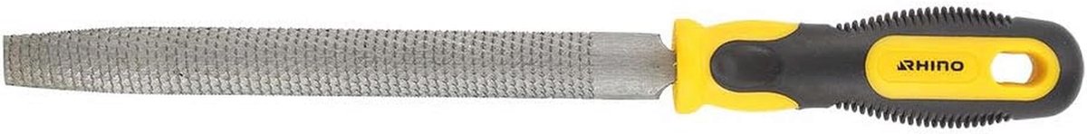 Halfronde Rasp 200 mm - Ergonomische Houten Vijl voor Hout en Metaal