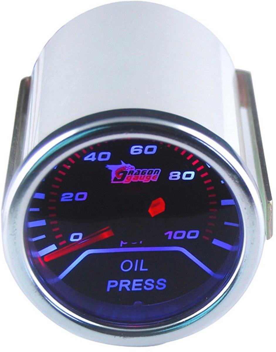Boost Gauge Bar Meter 52 mm met Rookkleurige Lens en LED-display