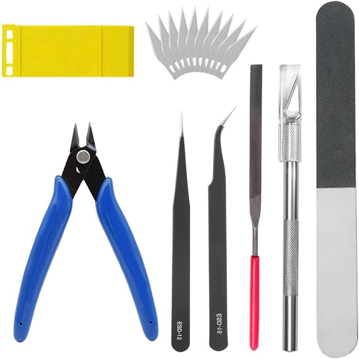 IMPERATORIS® Modelbouw Gereedschapsset voor Hobby – Reparatie- en Bouwgereedschap voor Modelbouw – Complete Hobby Gereedschap Set – 8 stuks