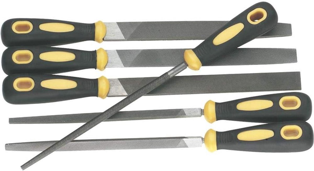 Vijlset met rubberen handgrepen - 6-delig, 12,2 inch