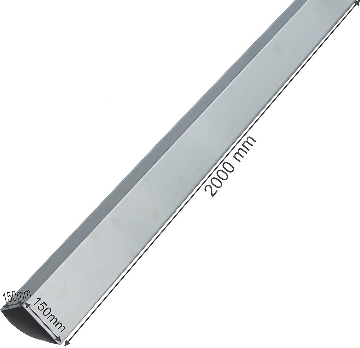 Aluminium Hoekplaat 150 mm x 150 mm - 90° Gevelbekleding en Muurafdichting