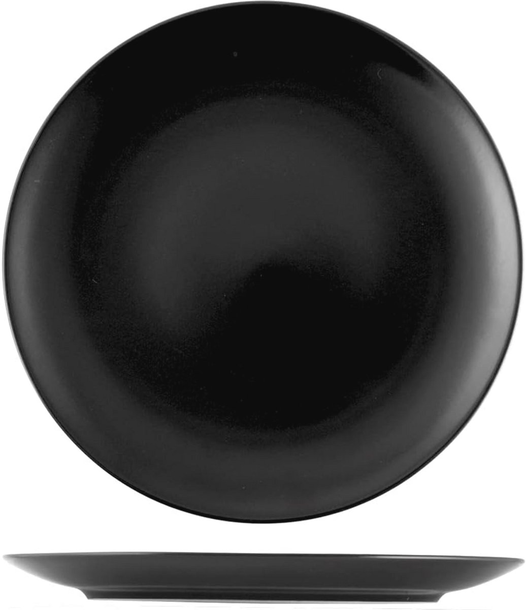 6 Stuks Fruitborden van Steengoed - Zwart - 20cm