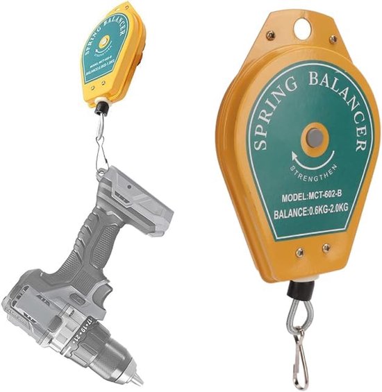 Spring Balancer - Retractable Tool Holder - 0.6kg tot 2kg - Spring Tool ...