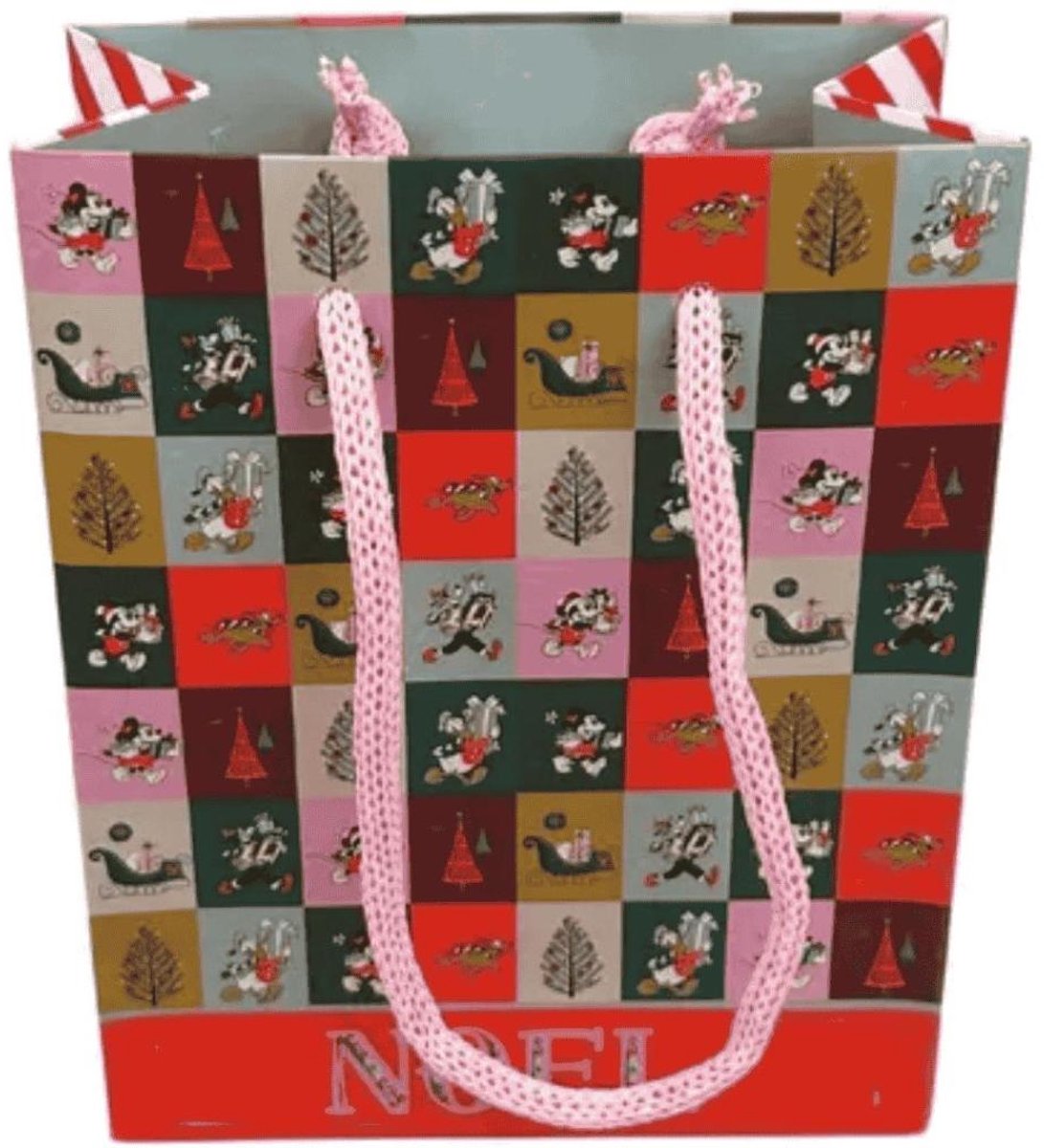 Cadeautas Mickey & Friends Klein – Disney Kerst Cadeautasje (13,5 cm)