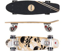 Mini-Board Cruiser Skateboard 57cm - 7 Laags Canadees Esdoornhout met ABEC-11 Kogellagers