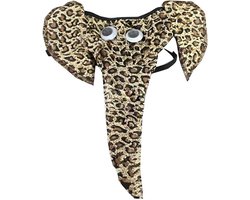 Herenslip met Olifanten Pouch - Sexy Lage Taille G-String Cadeau