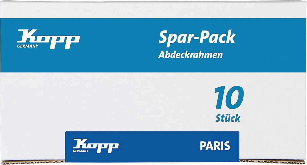 Matzwart 1-voudig afdekframe voor stopcontacten en schakelaars - 10 stuks, 83 x 83 x 9,5 mm