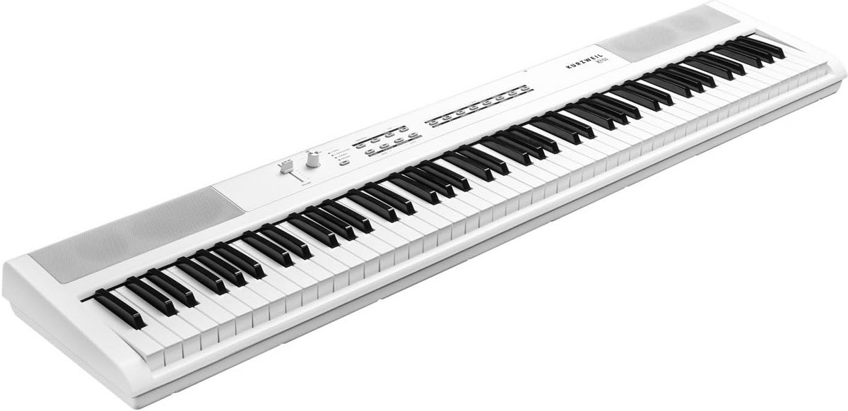 Kurzweil KaS1, digitale piano, 88 toetsen hamermechanisme, 128-stemmige polyfonie, wit