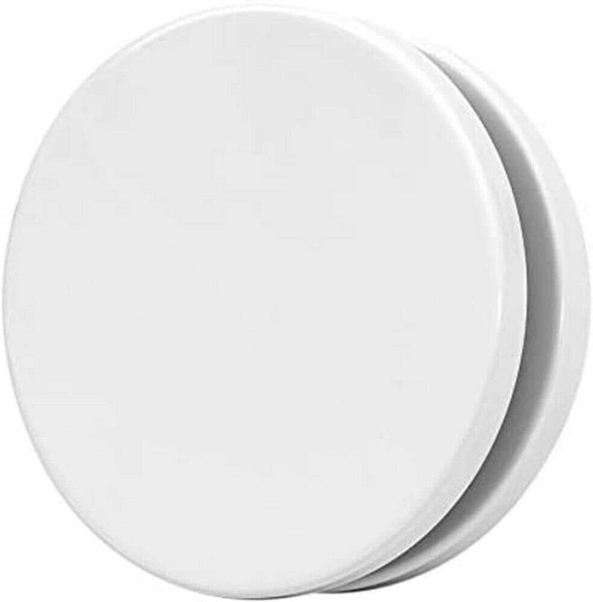 Bordenventiel TEE - Voeg lucht toevoer toe met 125 mm wit ontwerp