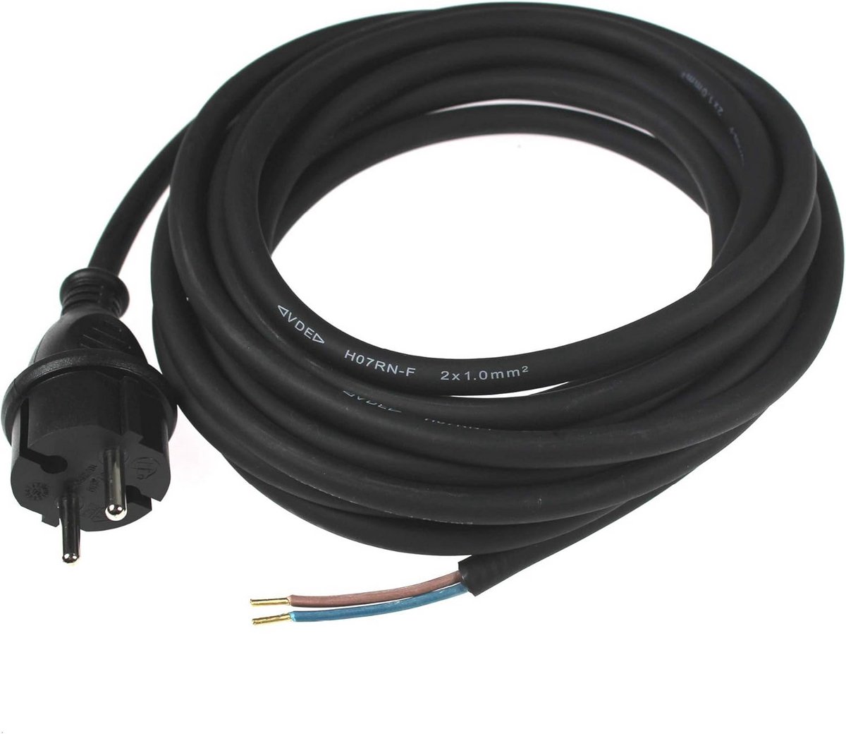 Aansluitkabel met Beschermende Contactstekker - 3 meter Rubberen Slanglengte, IP44, 230 V/16 A