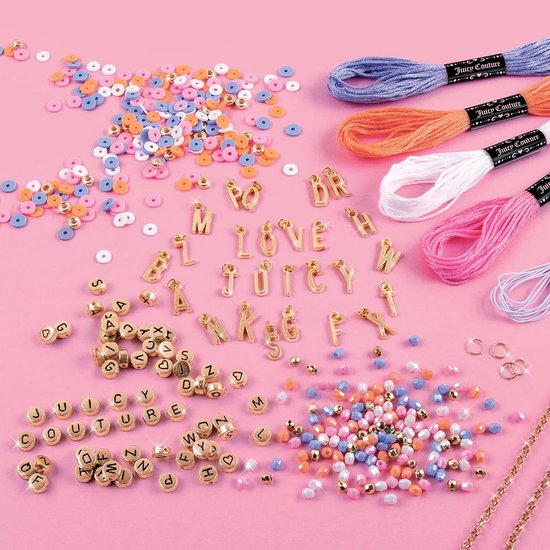 36 PCS Bracelet Colliers,Perles pour Bracelets, Boîtes à bijoux, Perle Kits pour Bracelets Colliers,Jouet Cadeau Enfant,Bleu - Beaux-Arts et Loisirs créatifs